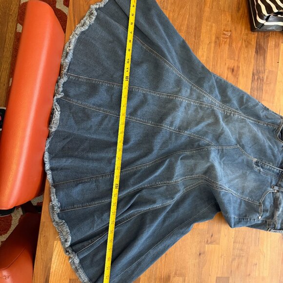 Liverpool Long Denim Skirt Size 29 US 8 - Picture 11 of 13